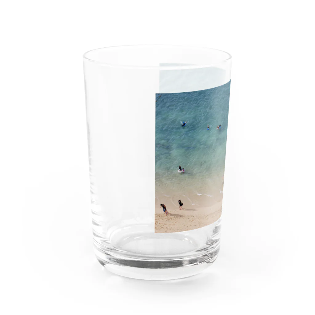 I don't knowのsummer vacation Water Glass :left