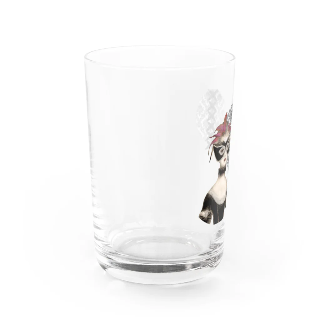 海賊猫 cocoのKeep Calm and Goth On♱マリー・アントワネット『Masquerade』♱黒ロリ ゴスロリ ゴシック  Water Glass :left