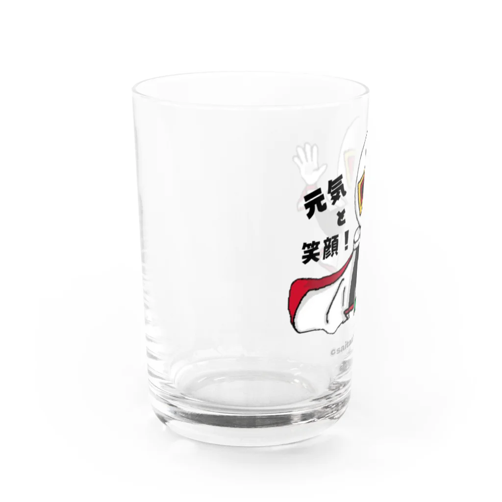 さいたぁマンワールドのさいたぁマンイラストA Water Glass :left