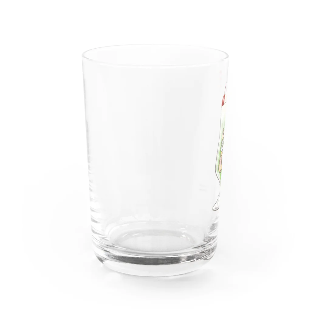 こぎまろのクリームソーダグラス Water Glass :left