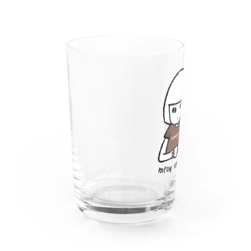 CUROGNACのコーヒーと、ちゃいろ（wassy）b Water Glass :left