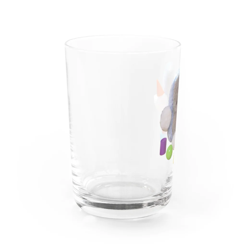 カネヒラ＠空想アパートメントのスーパーコンピューターのグッズ Water Glass :left