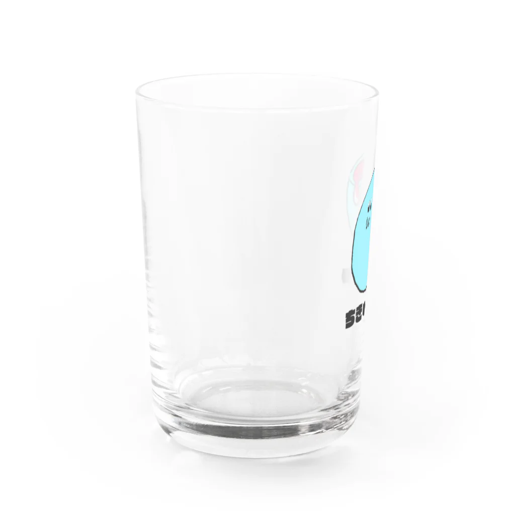 たんたんのお店の地球グミ　ちゃん Water Glass :left