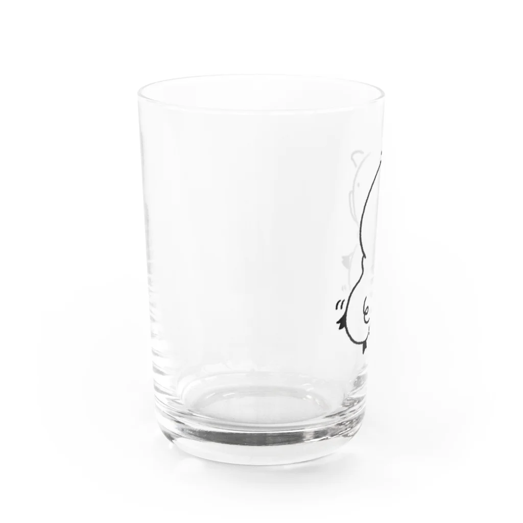 TOMOSのブタの会プリプリくん Water Glass :left