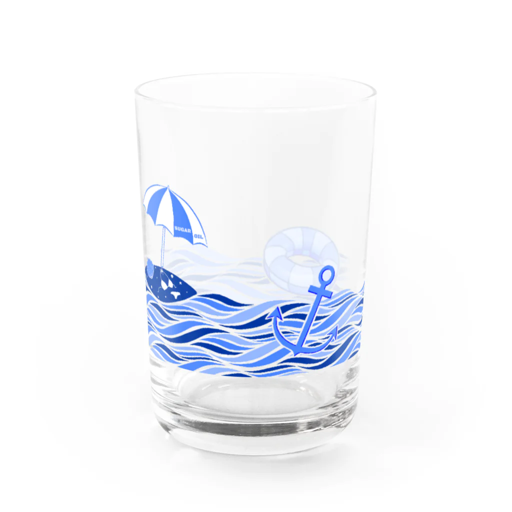 Sugar Oilのwave Water Glass :left