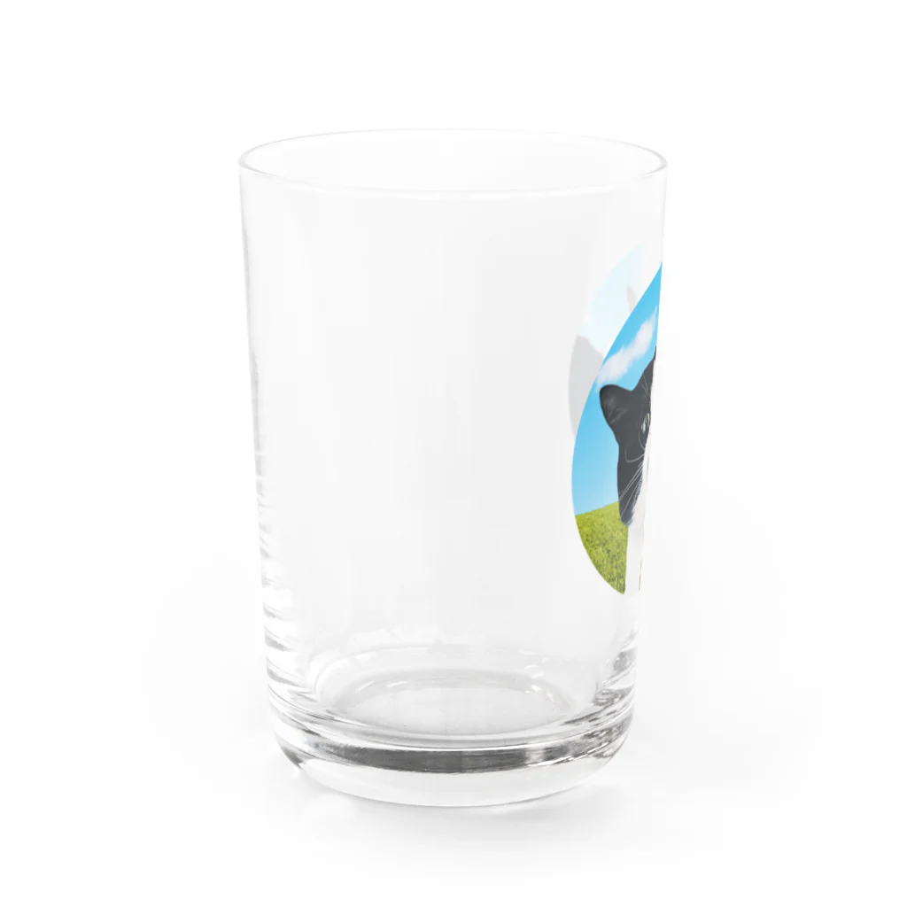 キボウノヒカリのmanmaruchan Water Glass :left