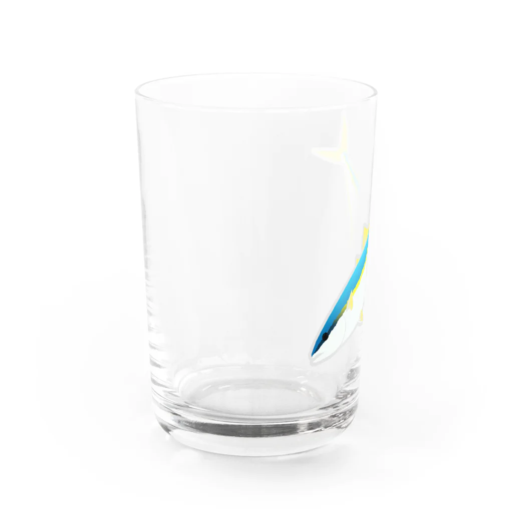 えまきち。のひらまさ Water Glass :left