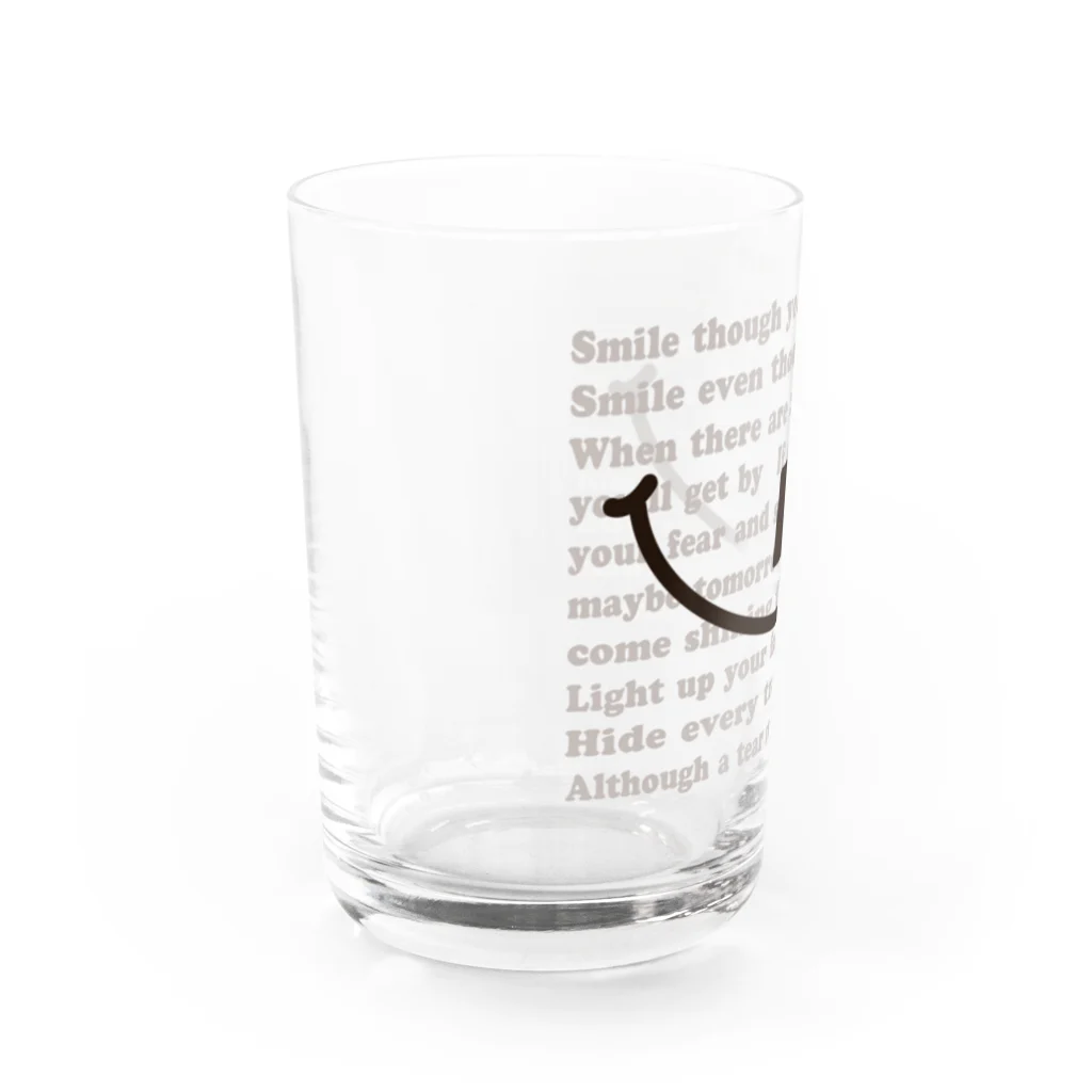 キッズモード某のちょびヒゲSMILE Water Glass :left