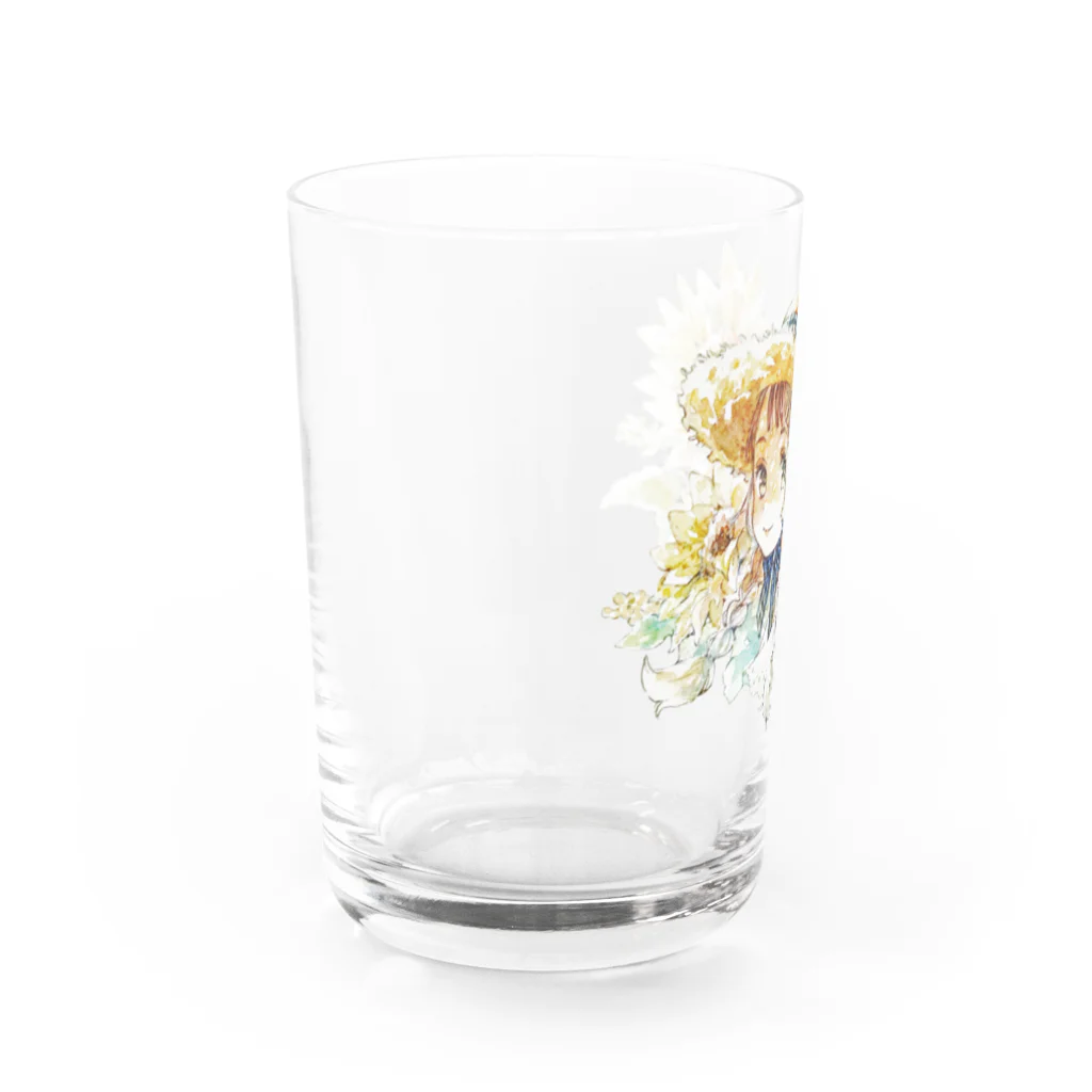 小夏一花のひまわりグラス Water Glass :left