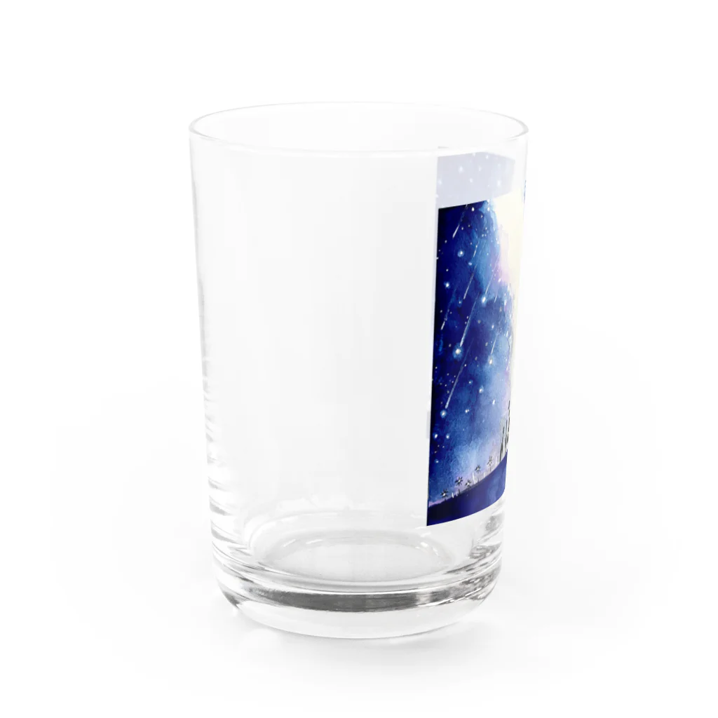 きりんとうの夜空絵　No.9 Water Glass :left