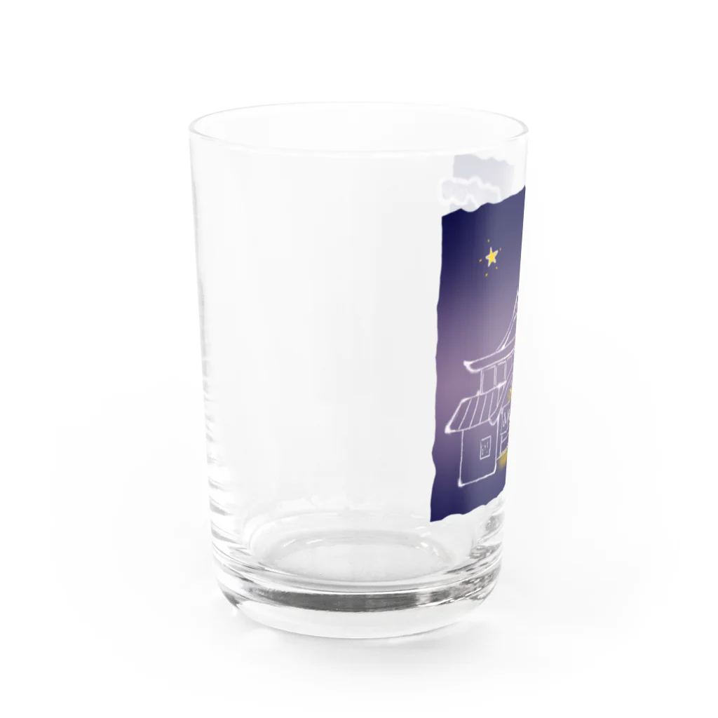 SU-KUのお湯沸いてますよ Water Glass :left