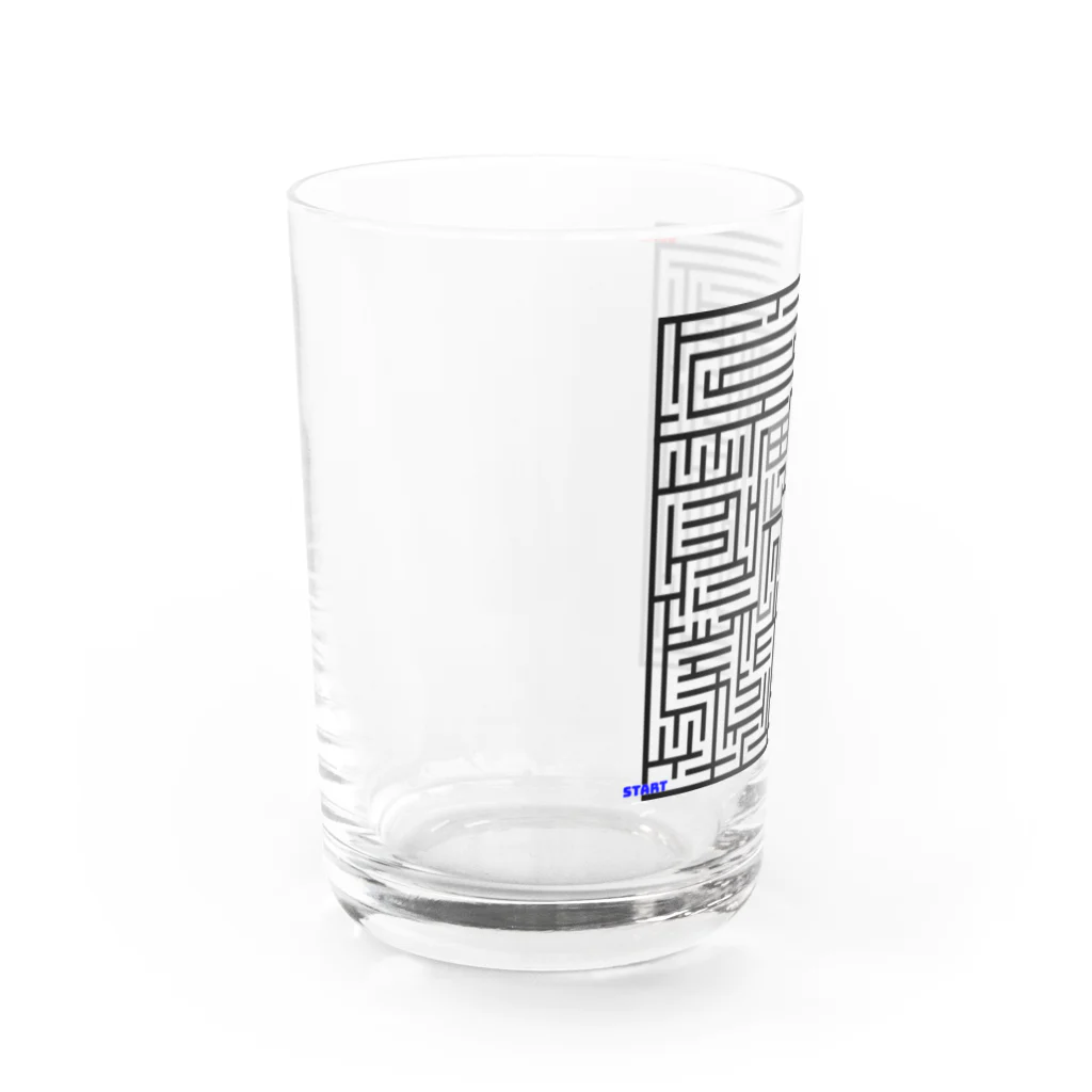 いせだまや（CreatiVe & DeSign）のMaze（メッセージ） Water Glass :left