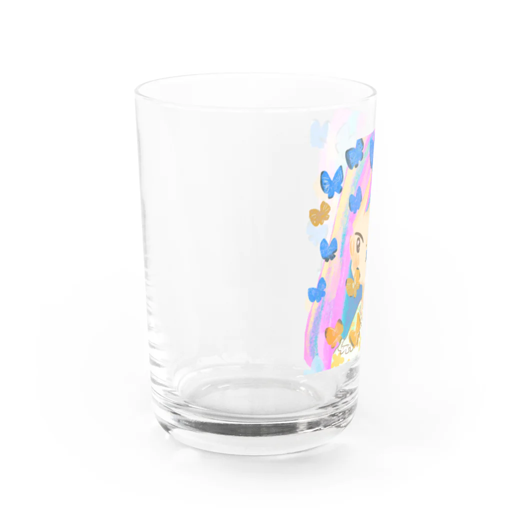 Kobayashiのちょうちょ Water Glass :left