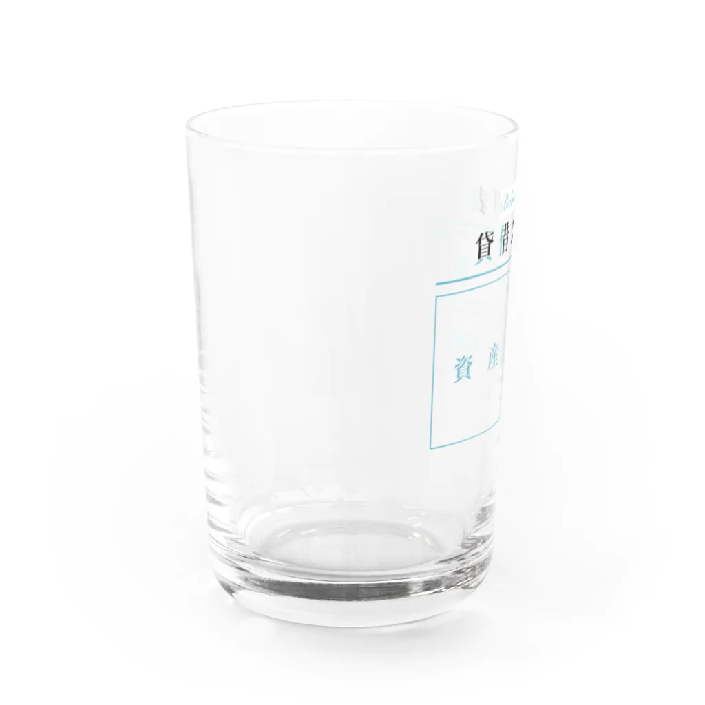 そいそいソイラテの貸借対照表(簿記) Water Glass :left