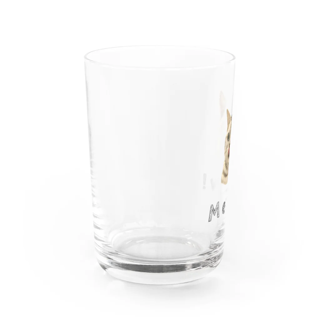 いきもの大好き！ほほえみフレンズのネコちゃん大好き！ Water Glass :left