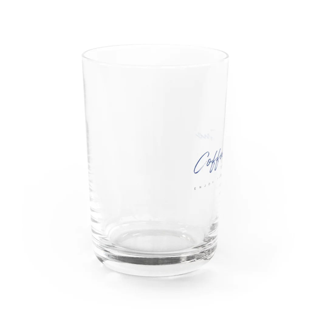 Coffee Timeのlogo-glass2 Water Glass :left