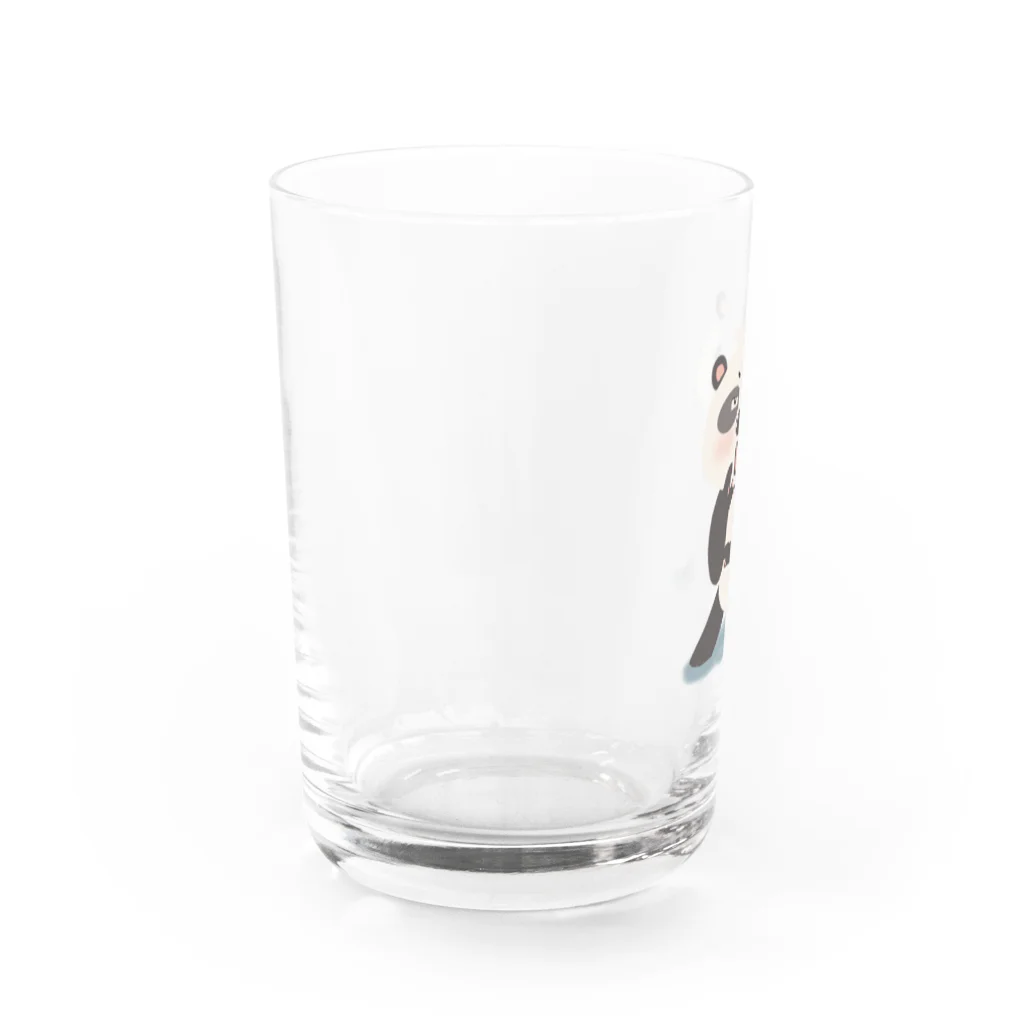 A+A ★ Aya + Artのかなでパンダ Water Glass :left