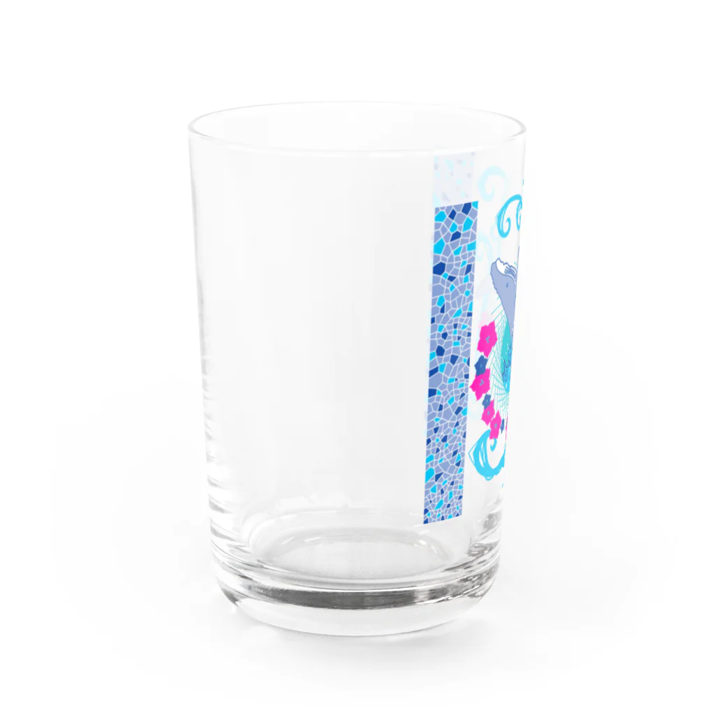 Aquagirl Zamami のZamami クジラブリーチ Water Glass :left