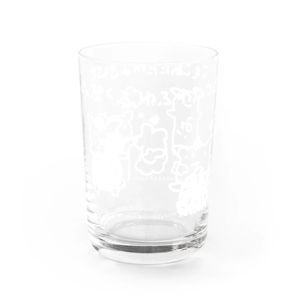 みつこのまっしろなひつじ Water Glass :left