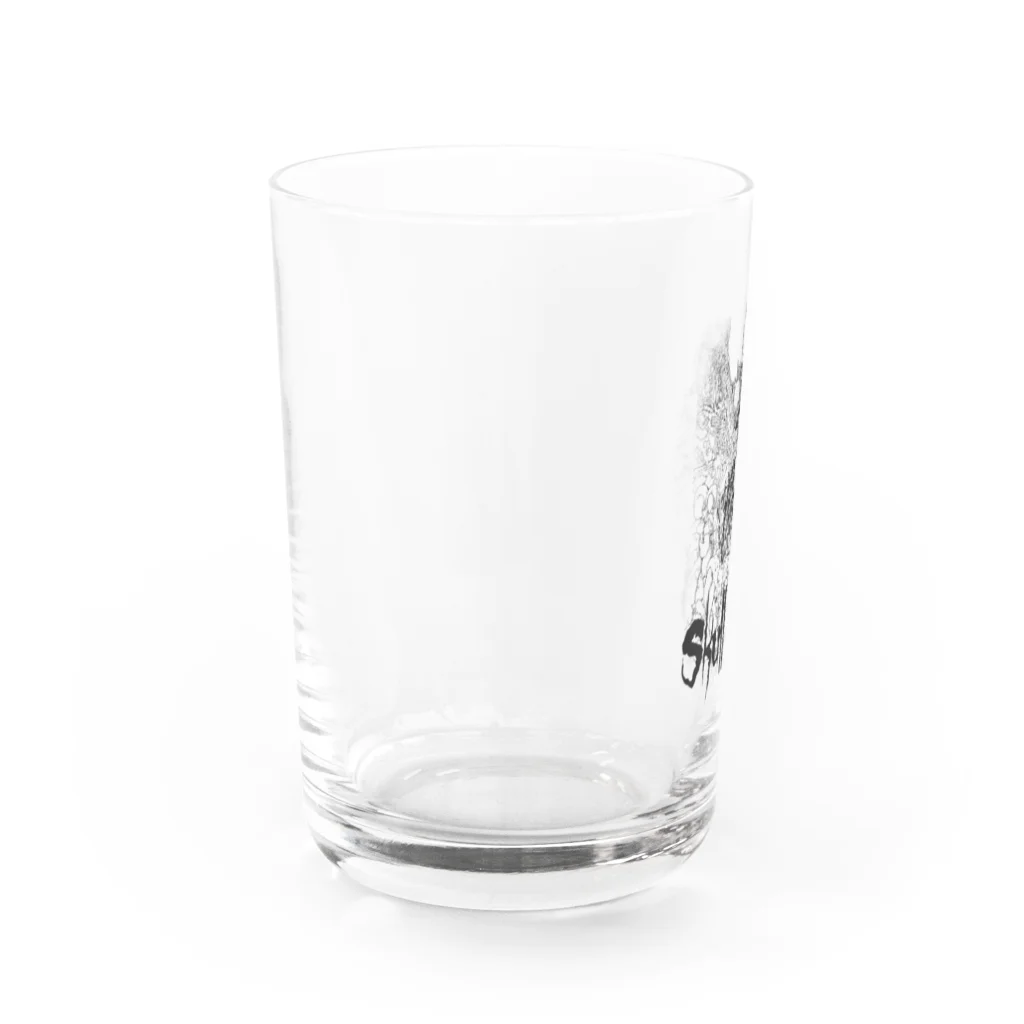 吉原＊留偉の髑髏の王 Water Glass :left