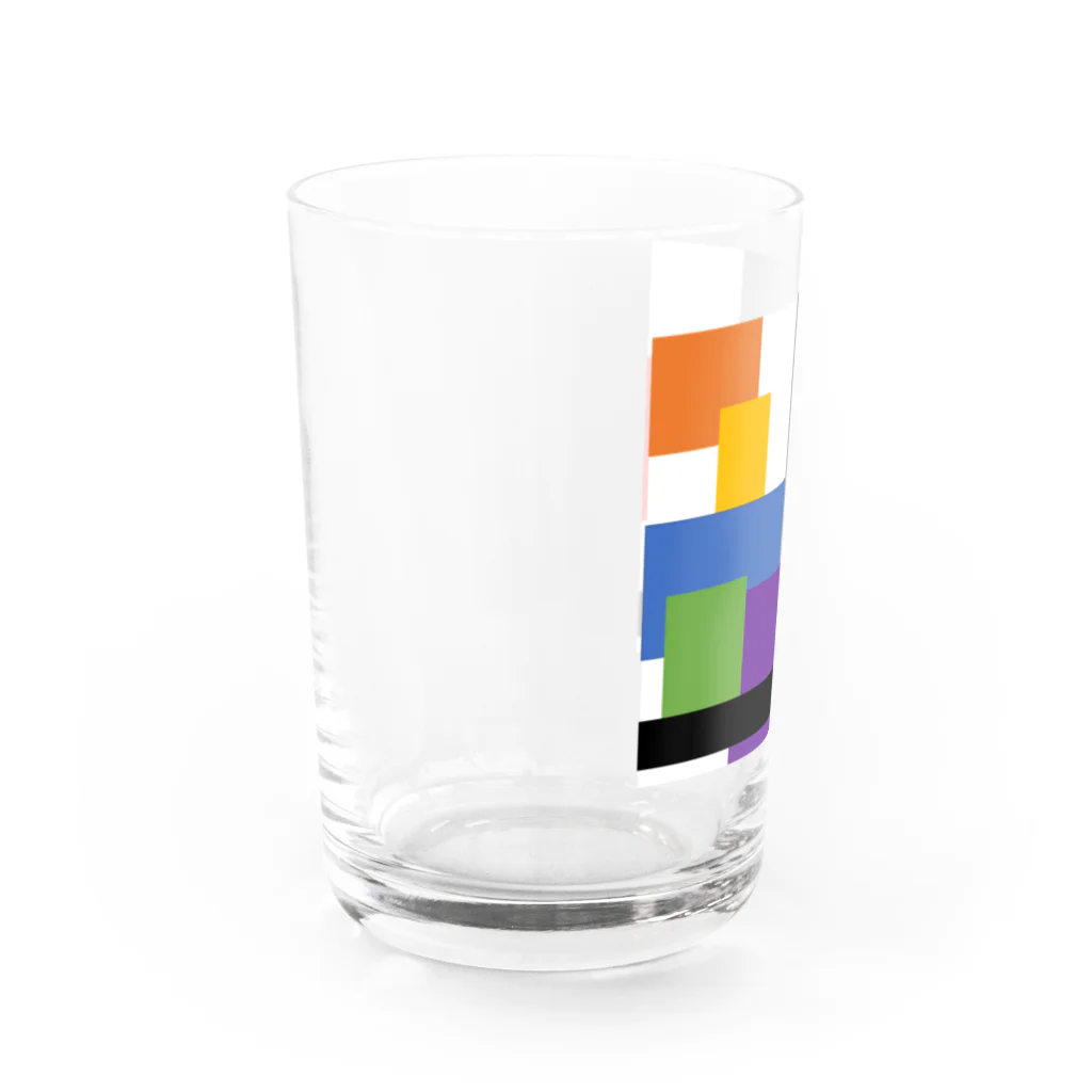 MOMo’s shopの四角だけ Water Glass :left