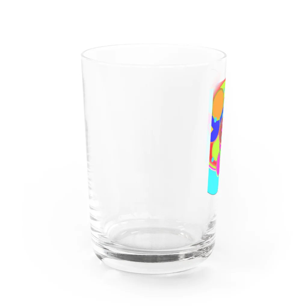 朝焼けの水に浮かぶ☆ta☆wa☆si☆ Water Glass :left