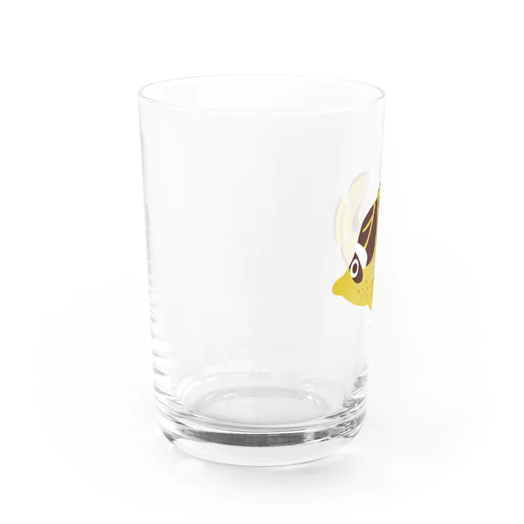 Astrio SUZURI店のチョウハンちゃん Water Glass :left