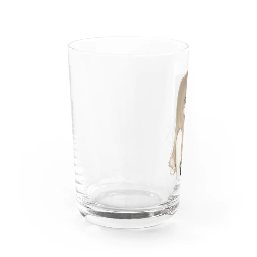 dahlia shop SUZURIのdahlia2 （背景透過） Water Glass :left