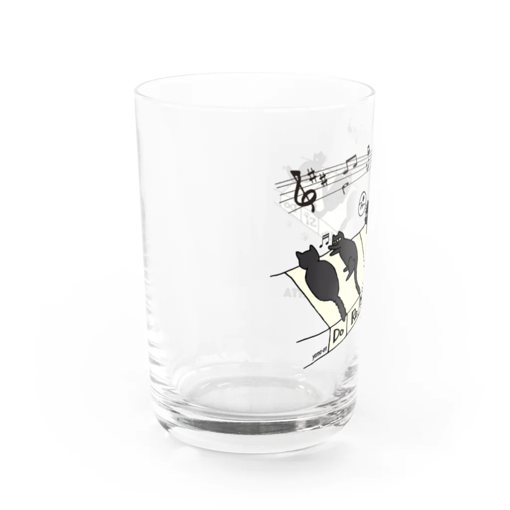 yama-onの猫が踏んじゃった Water Glass :left