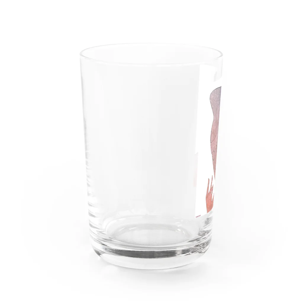 フジリンゴ族のお店の弥勒菩薩スライム柄 Water Glass :left