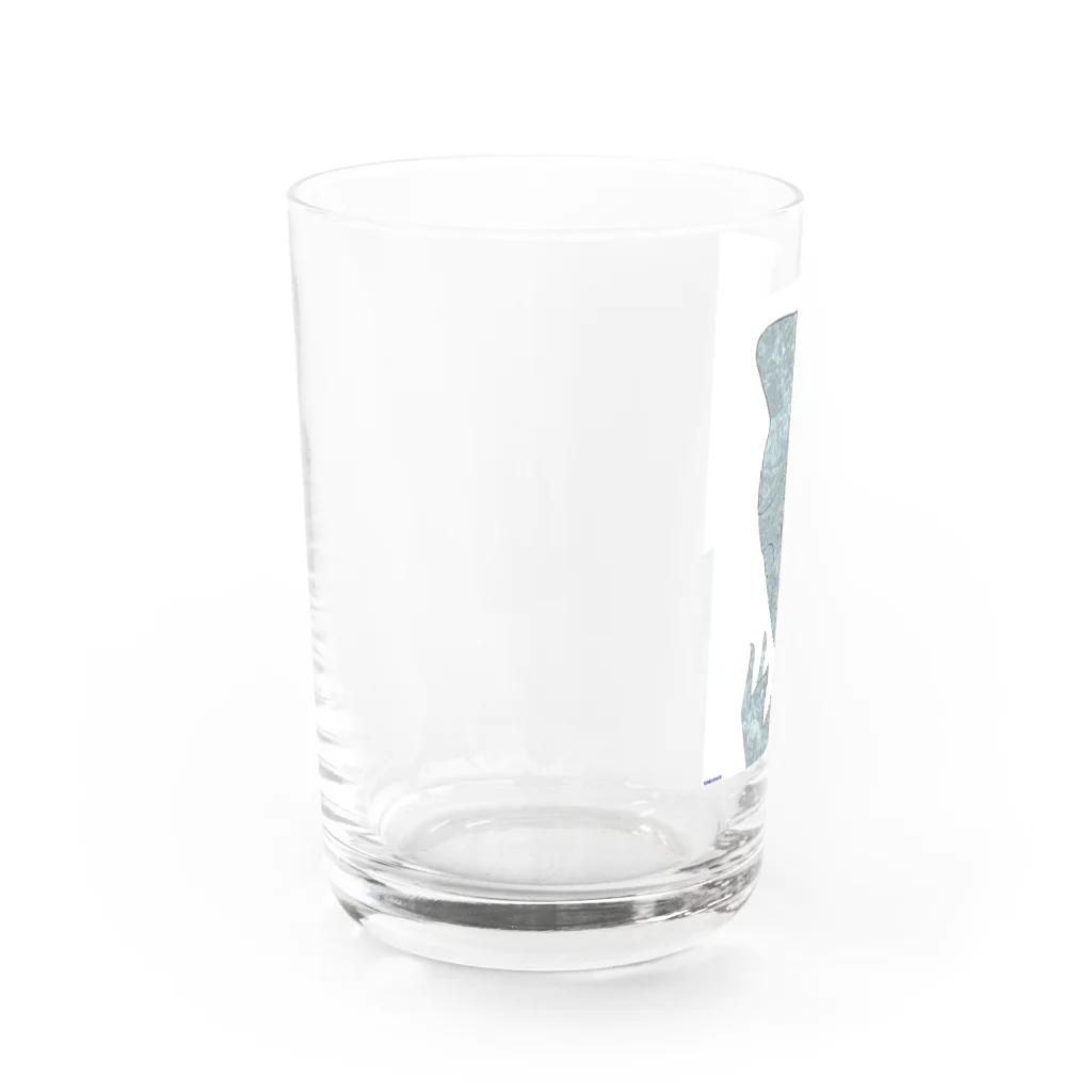 フジリンゴ族のお店の弥勒菩薩　HOTOKE☆SUMMER Water Glass :left