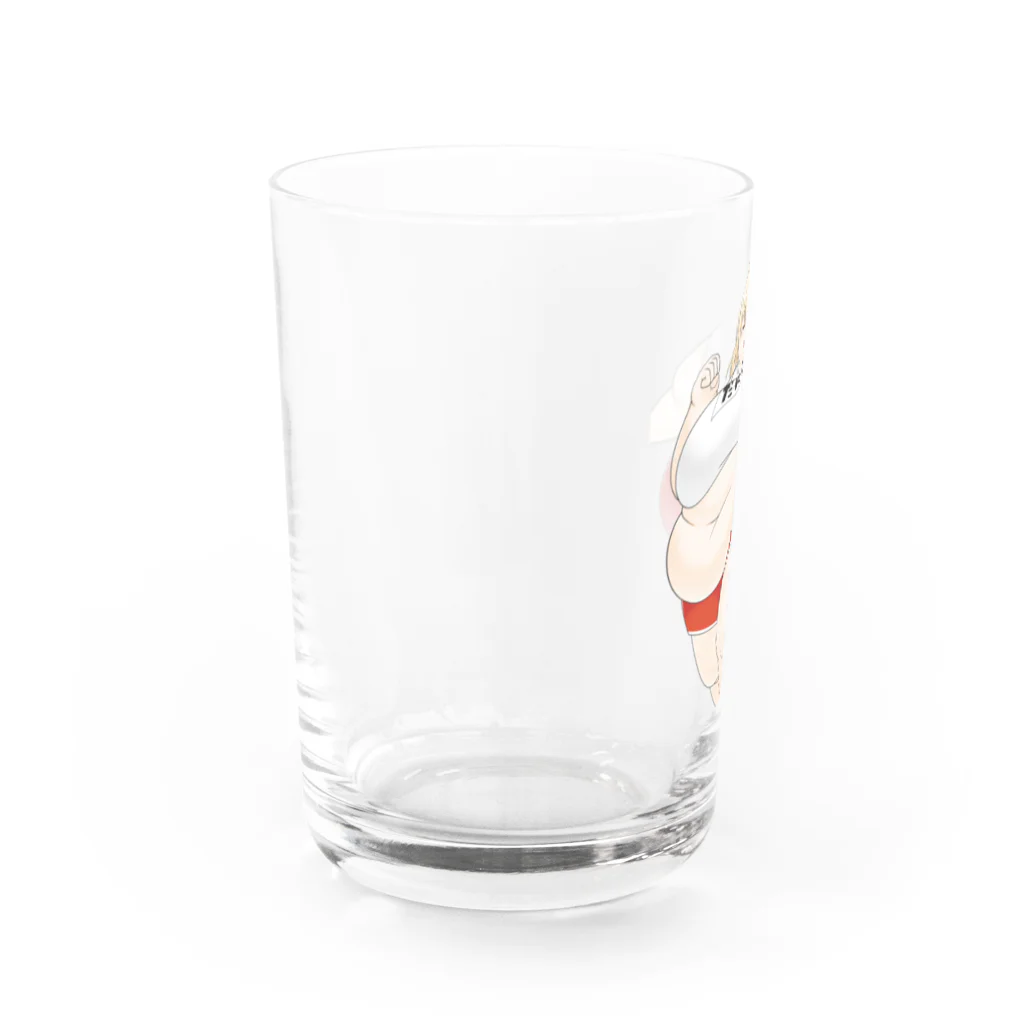 もぶ(留年)のだにくちゃん Water Glass :left