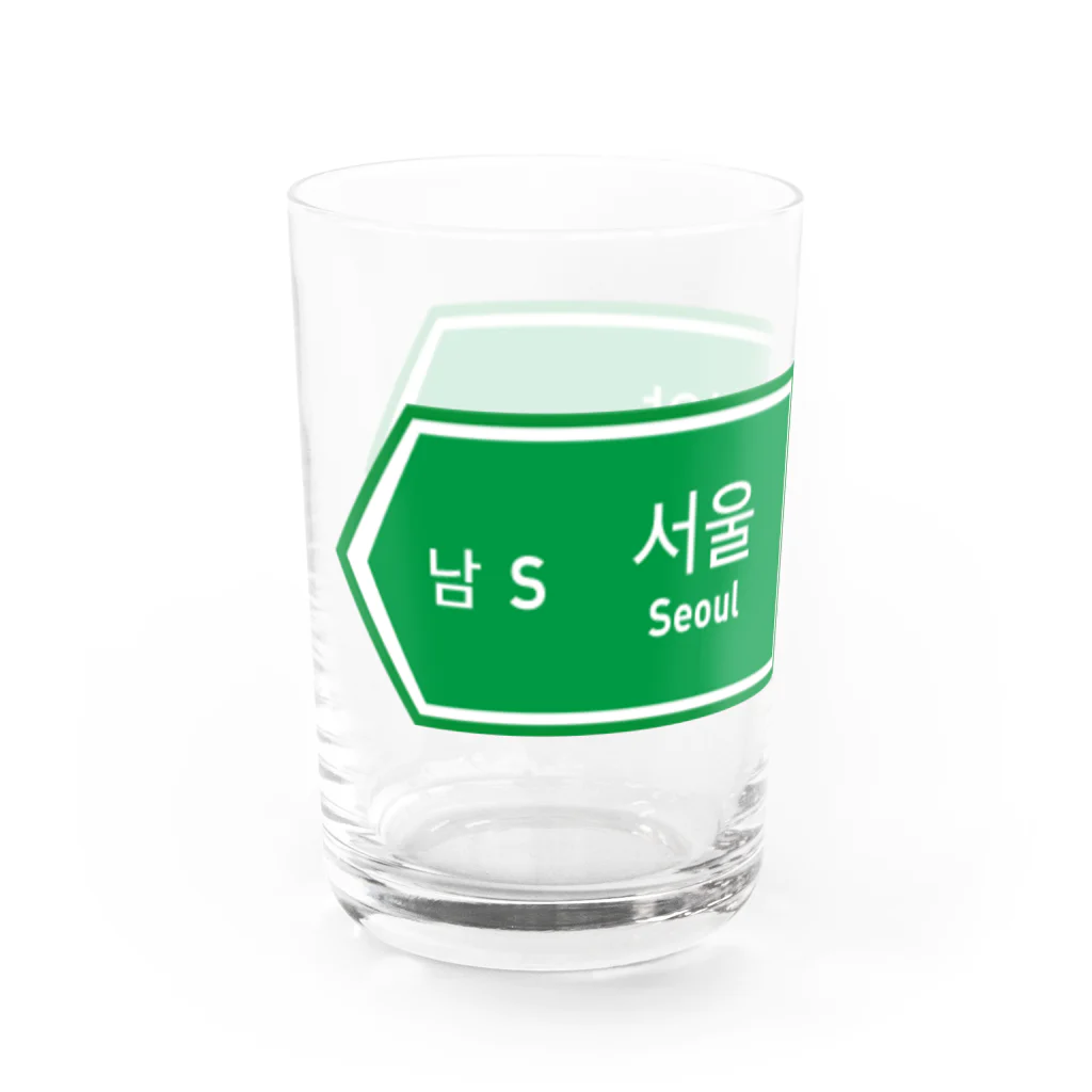 柴トレ工房のソウル&平壌 Water Glass :left