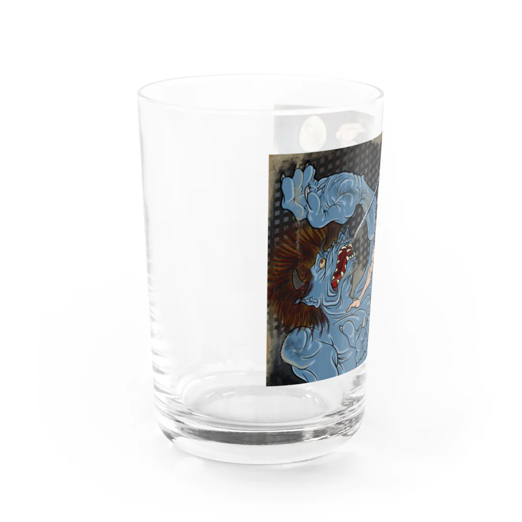 nidan-illustrationの"武者絵" 1-#1 Water Glass :left