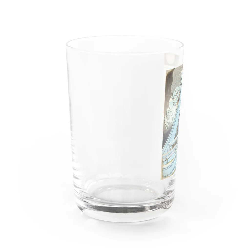 nidan-illustrationの"女雪宮・冬" #1 Water Glass :left