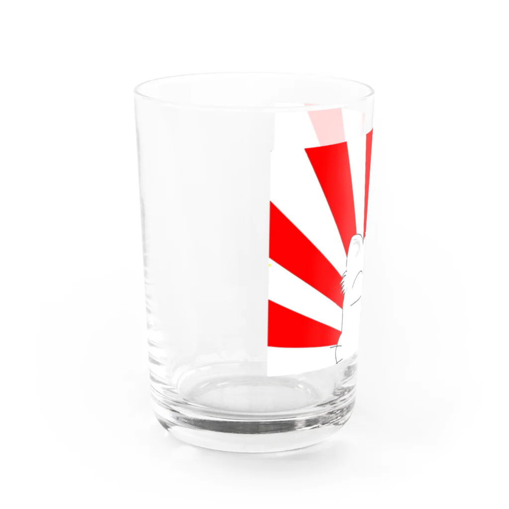 アトリエそらにつた　storeのゾノネコと旭日 Water Glass :left