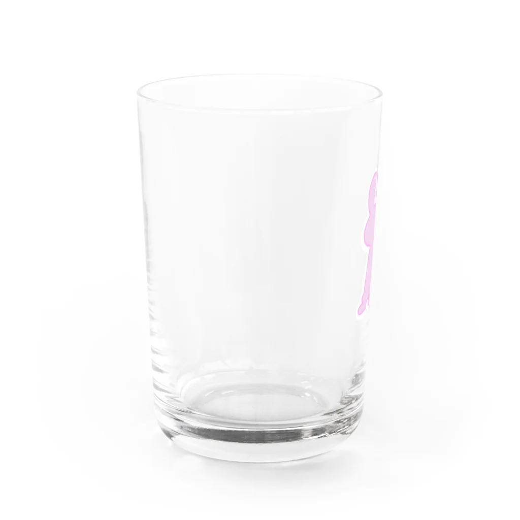 カニ🦀のうさうさ　ふち白 Water Glass :left