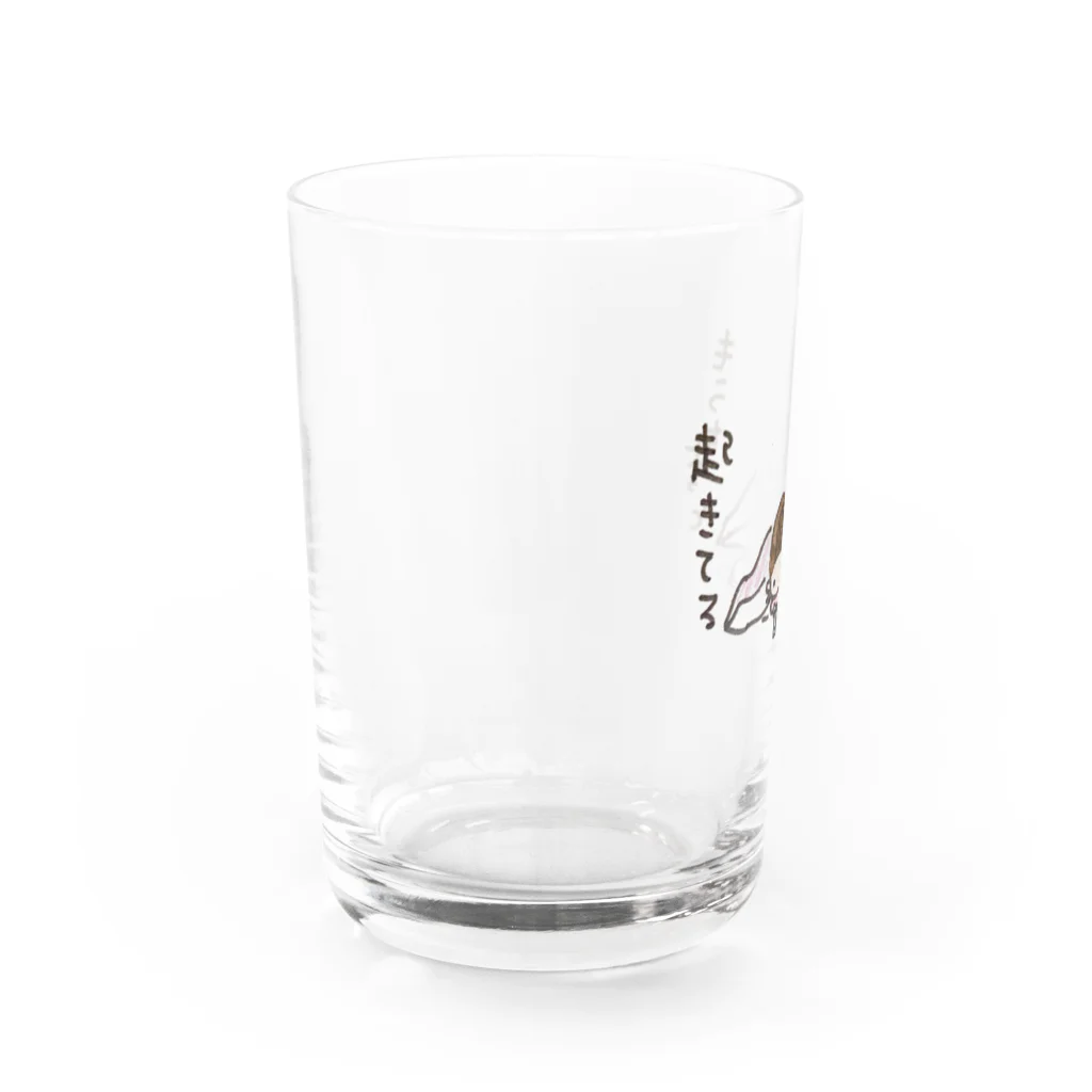 ちんちくりんのおみせの「もうちょっと起きてる」シリーズ Water Glass :left