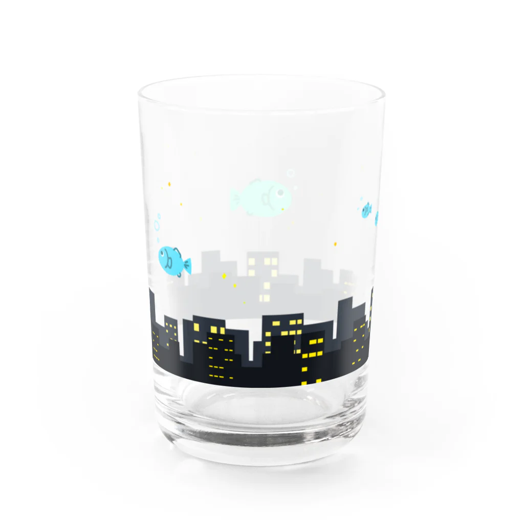 そのへんの黒猫の空の魚 Water Glass :left