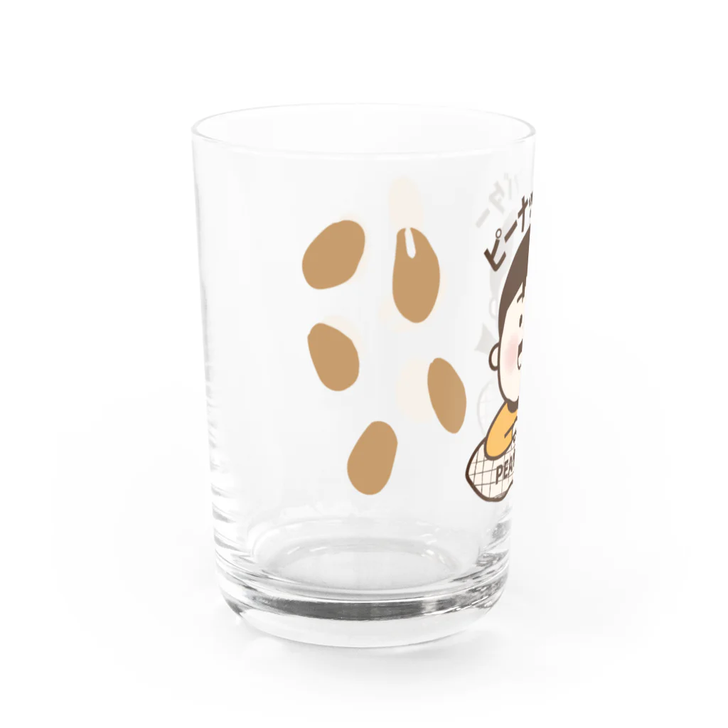 モンペル市場のピーナッツバターボーイ Water Glass :left