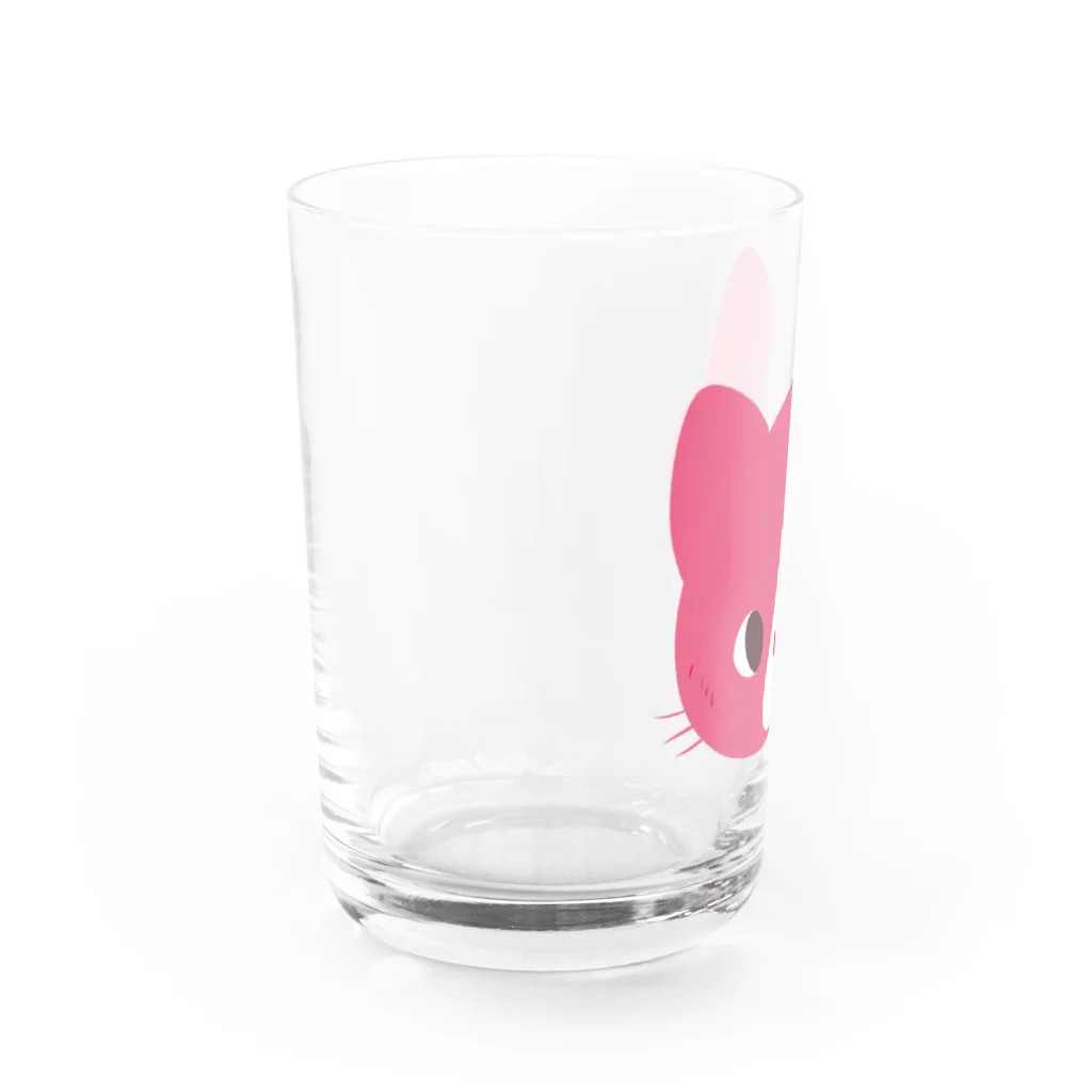 保護猫もいねこのどデカくれよん猫 2 Water Glass :left