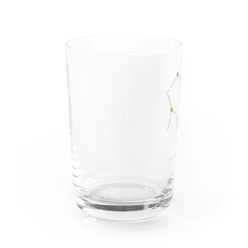 iiiiikustanの星座シリーズ　ふたご座　双子座　グッズ Water Glass :left