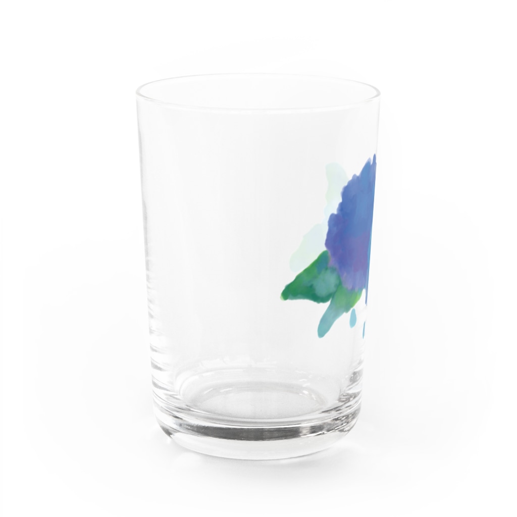 Morokoのあじさい Water Glass :left