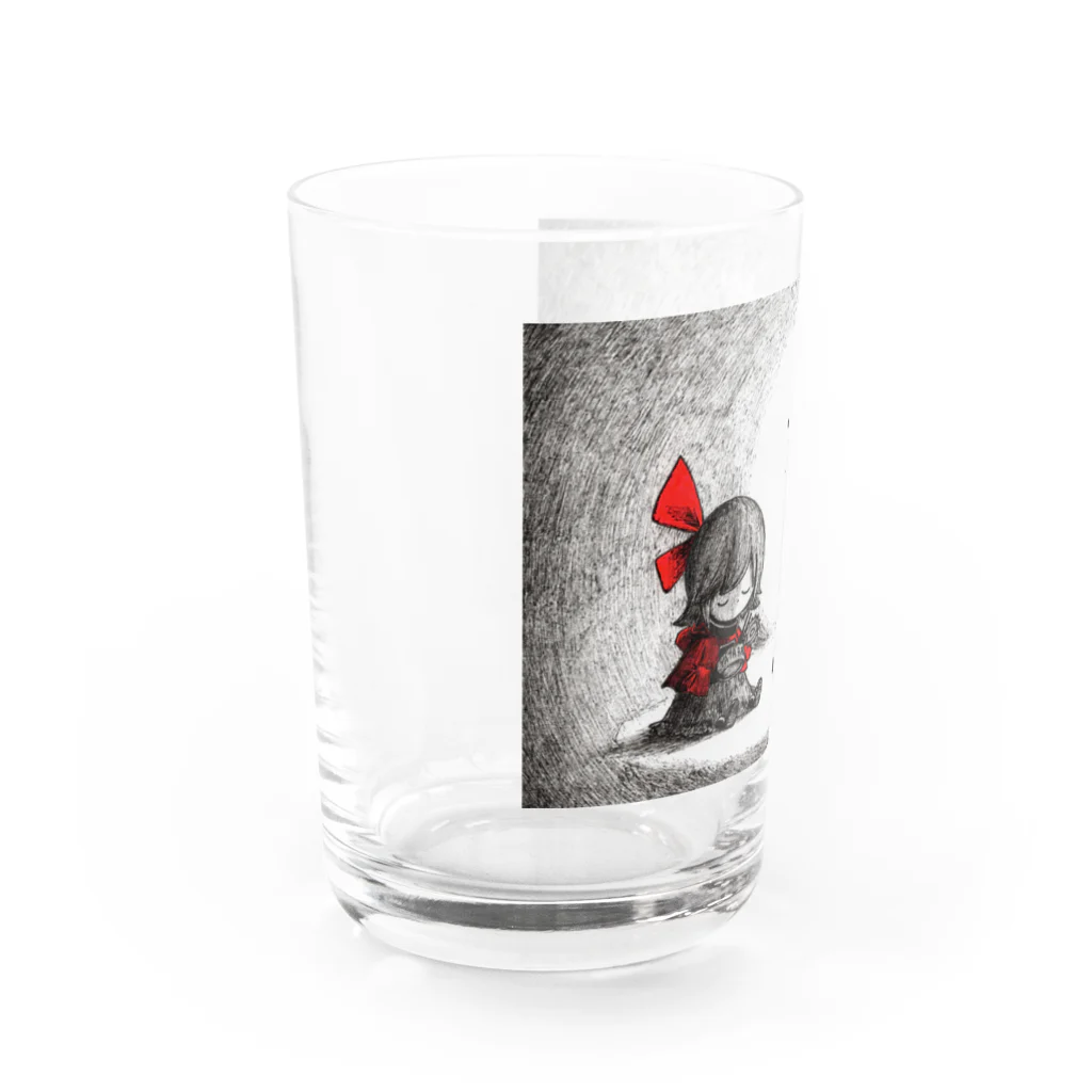 やたらのヒノ&もにもにスケルトン Water Glass :left