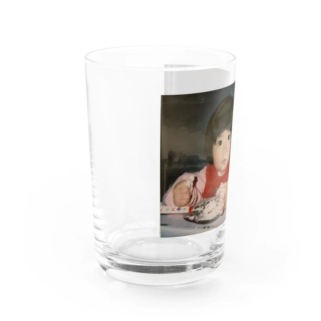 __myImageのbirthday Water Glass :left