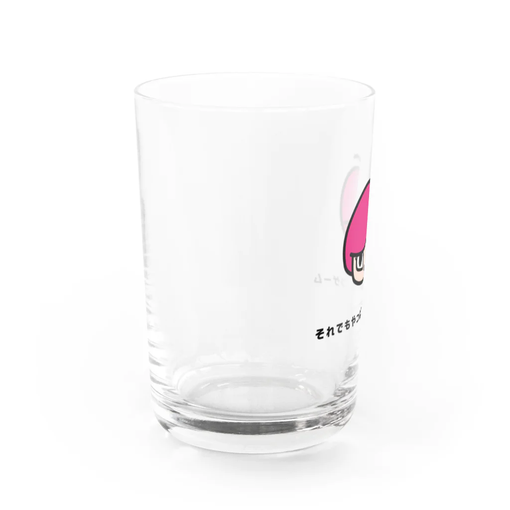 それでもやっぱりドロンゲームのタイトル入りどろんちゃん Water Glass :left