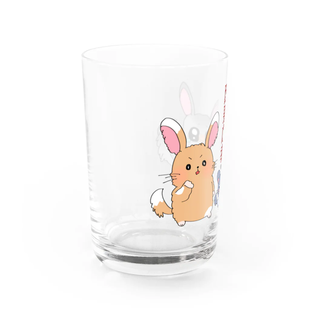 七夕屋さんの因果応報チンチラちゃん Water Glass :left