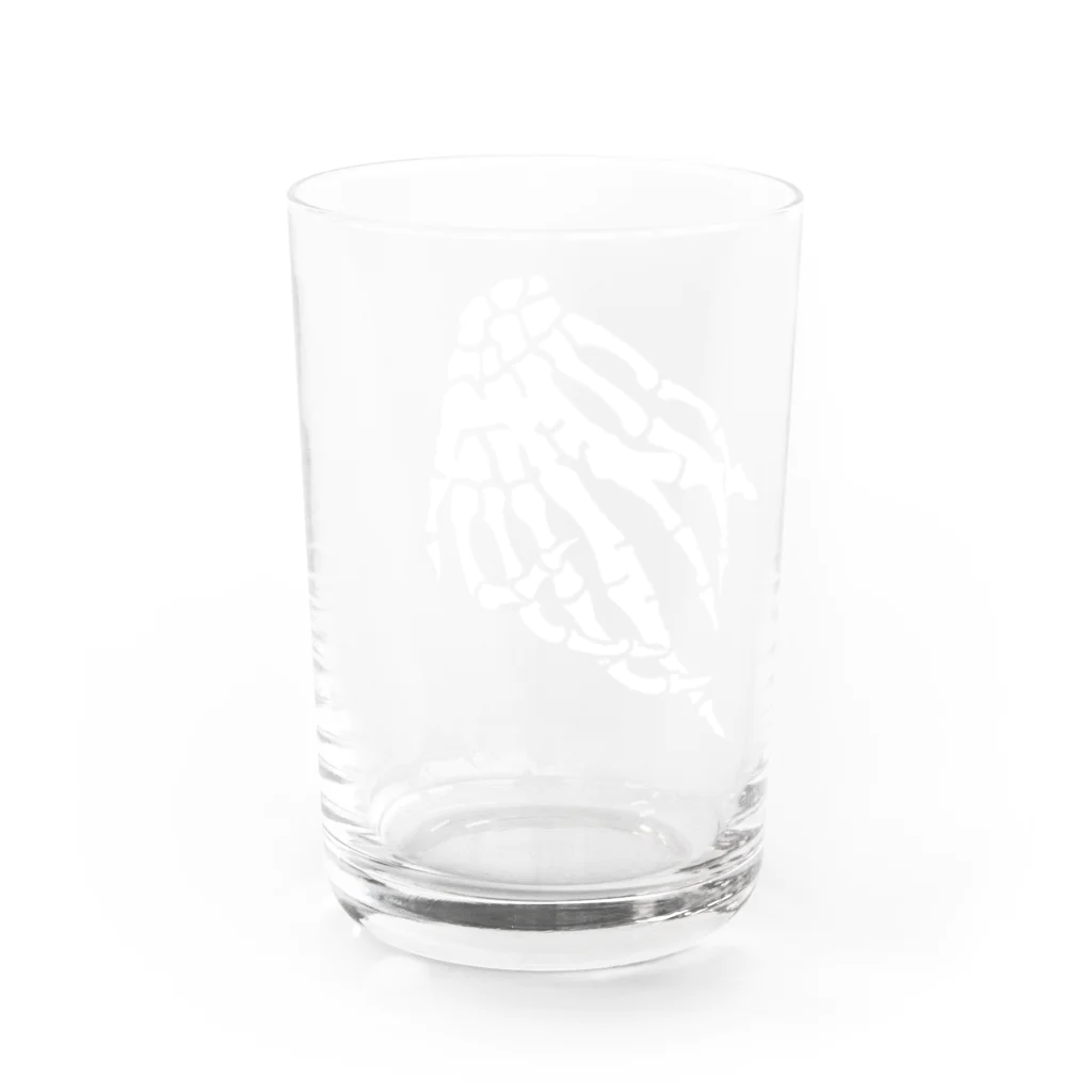 yasuda_fukaの人骨の手 Water Glass :left