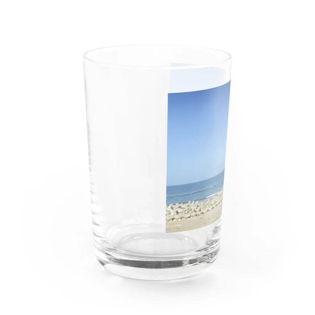 もじゃらの海 Water Glass :left