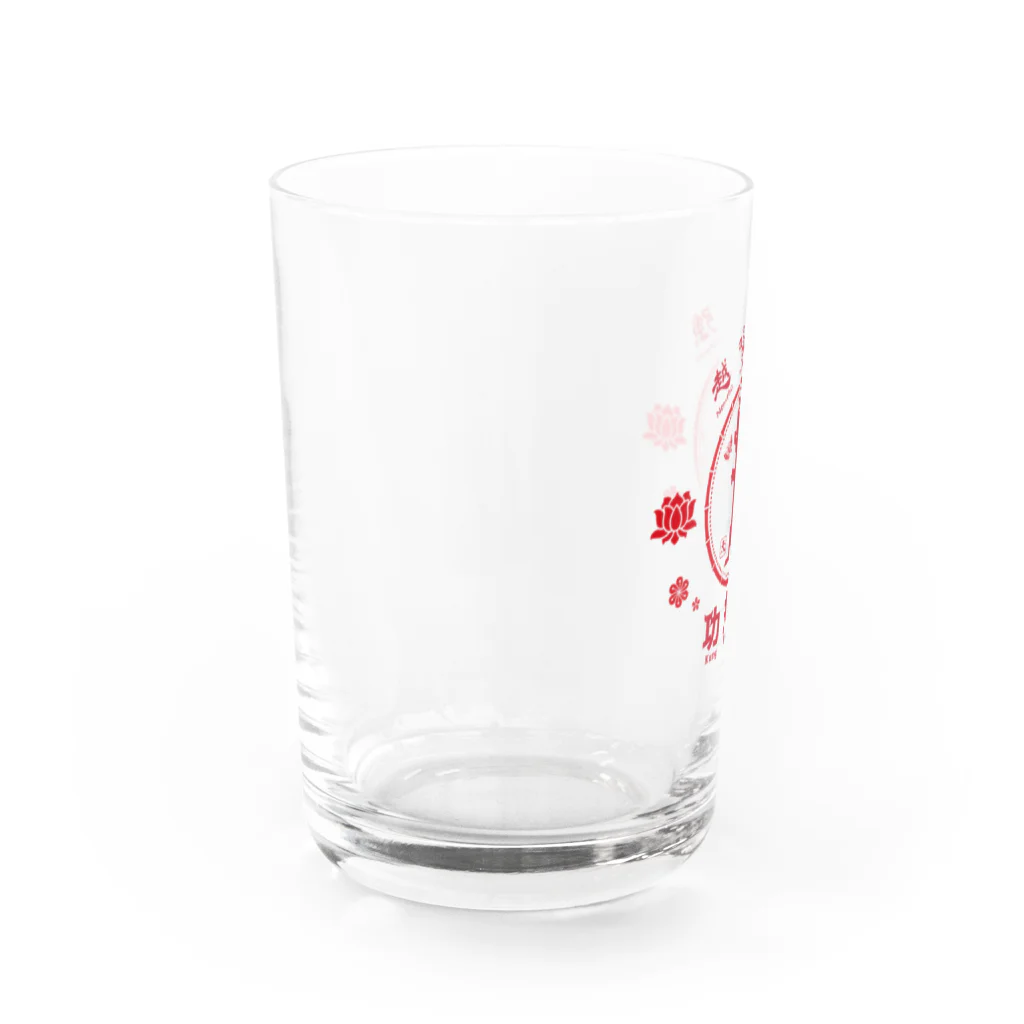 ももと天空の天☆功夫猫 Water Glass :left